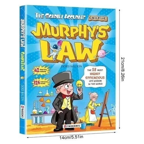 Murphy s Law Learning Book for Kids 8-12 with 128 Pages Paperback Illustrated