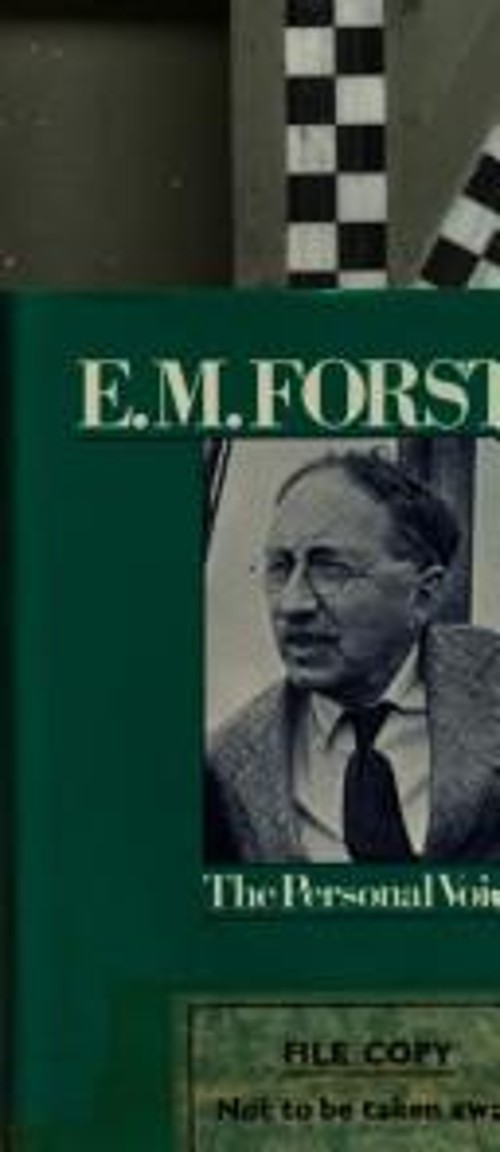 E. M. Forster : The Personal Voice Hardcover John Colmer