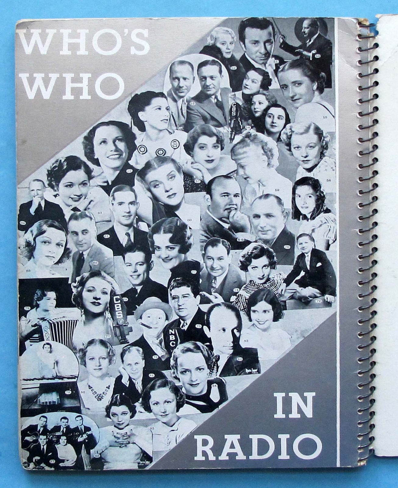 VTG – 1936 – WHO’S WHO IN RADIO MAGAZINE – SPIRAL BOUND – 144 PAGES – VERY HTF