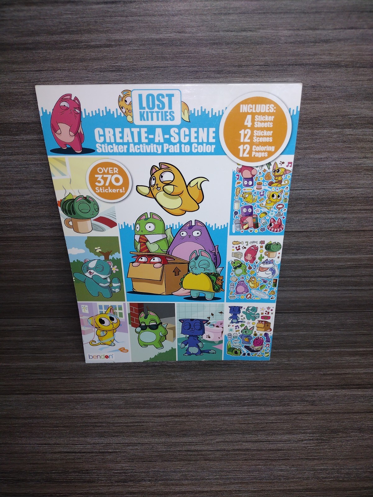 Lost Kitties Create-A-Scene Sticker & Activity Pad-NEW!