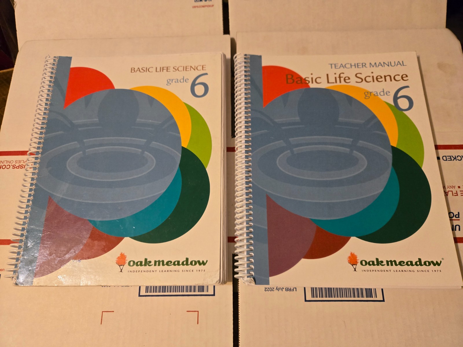 Oak Meadow Grade 6 Basic Life Science Coursebook and Teacher Manual Homeschool