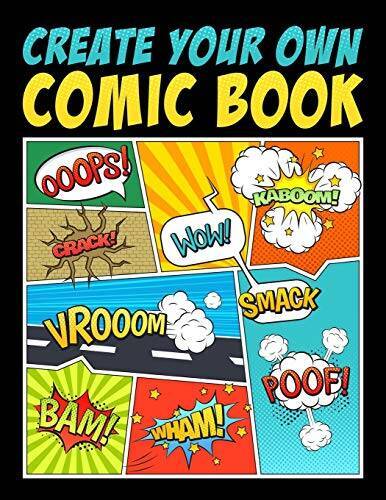 Create Your Own Comic Book: 100 Unique Blank Comic Book Templates fo – VERY GOOD