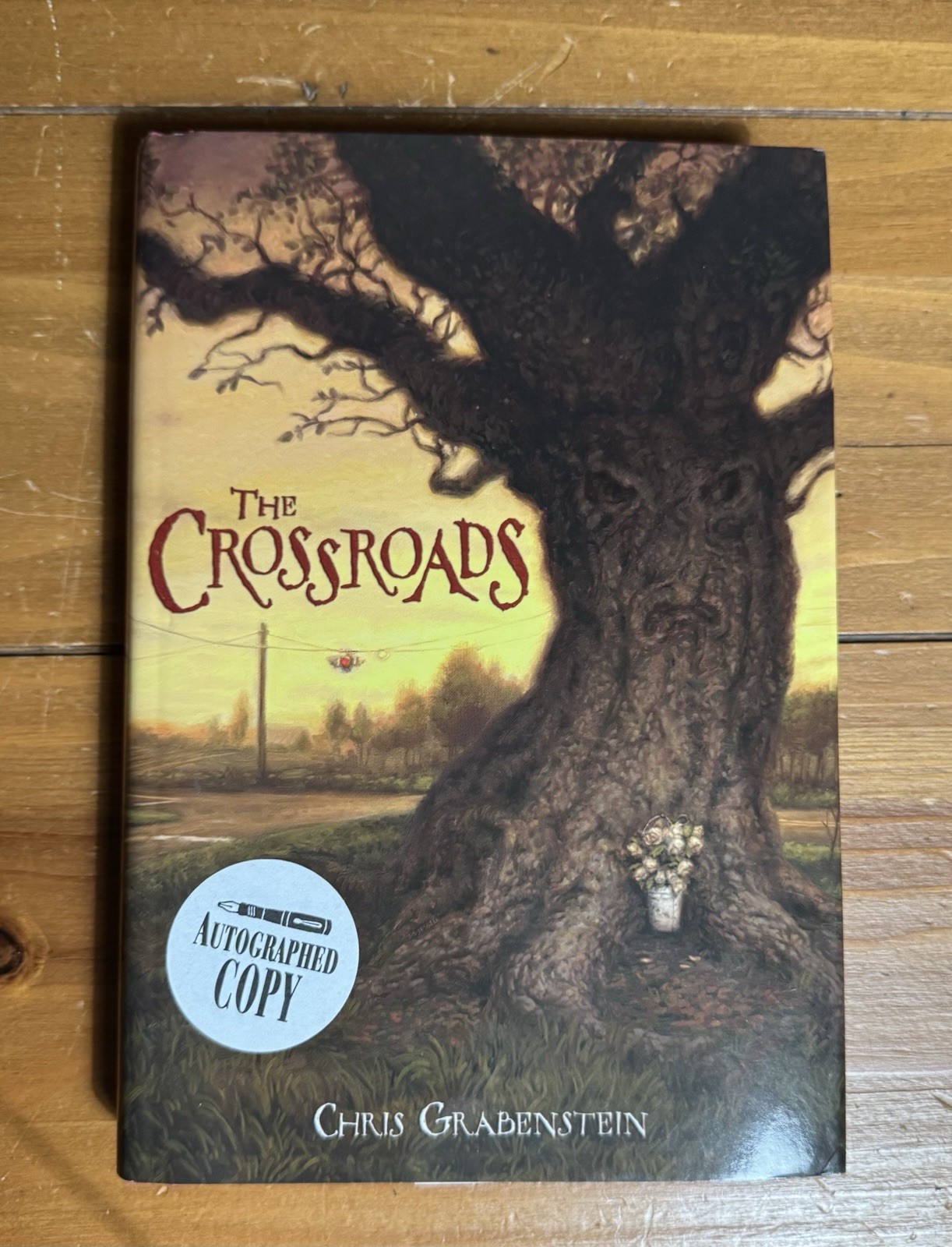 The Crossroads Hardcover Chris Grabenstein Autographed First Edition 2008