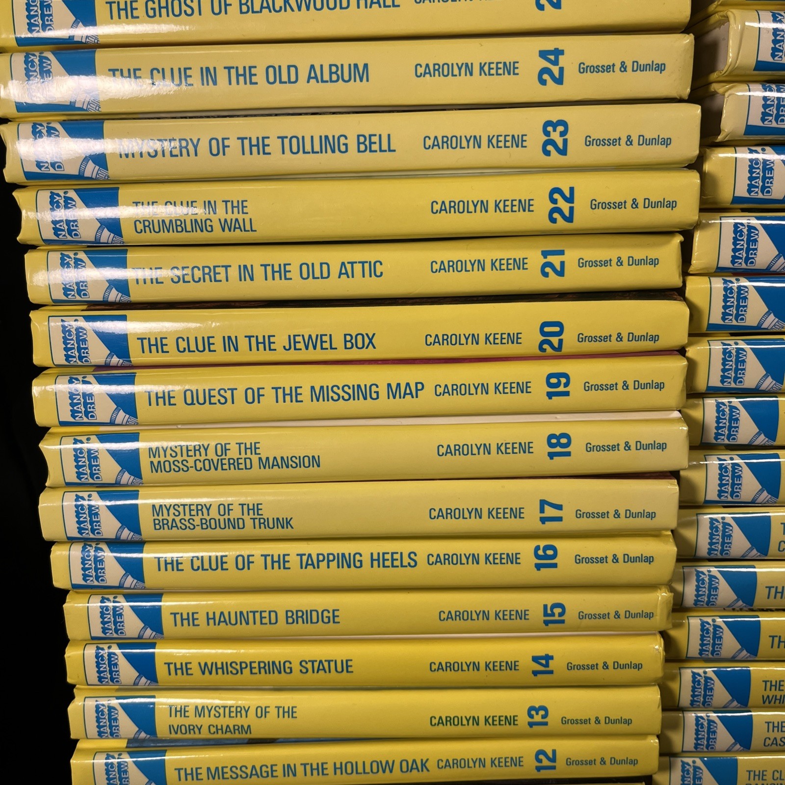 Nancy Drew Complete Series Set 1-56 Flashlight Hardcover Edition Mystery Lot