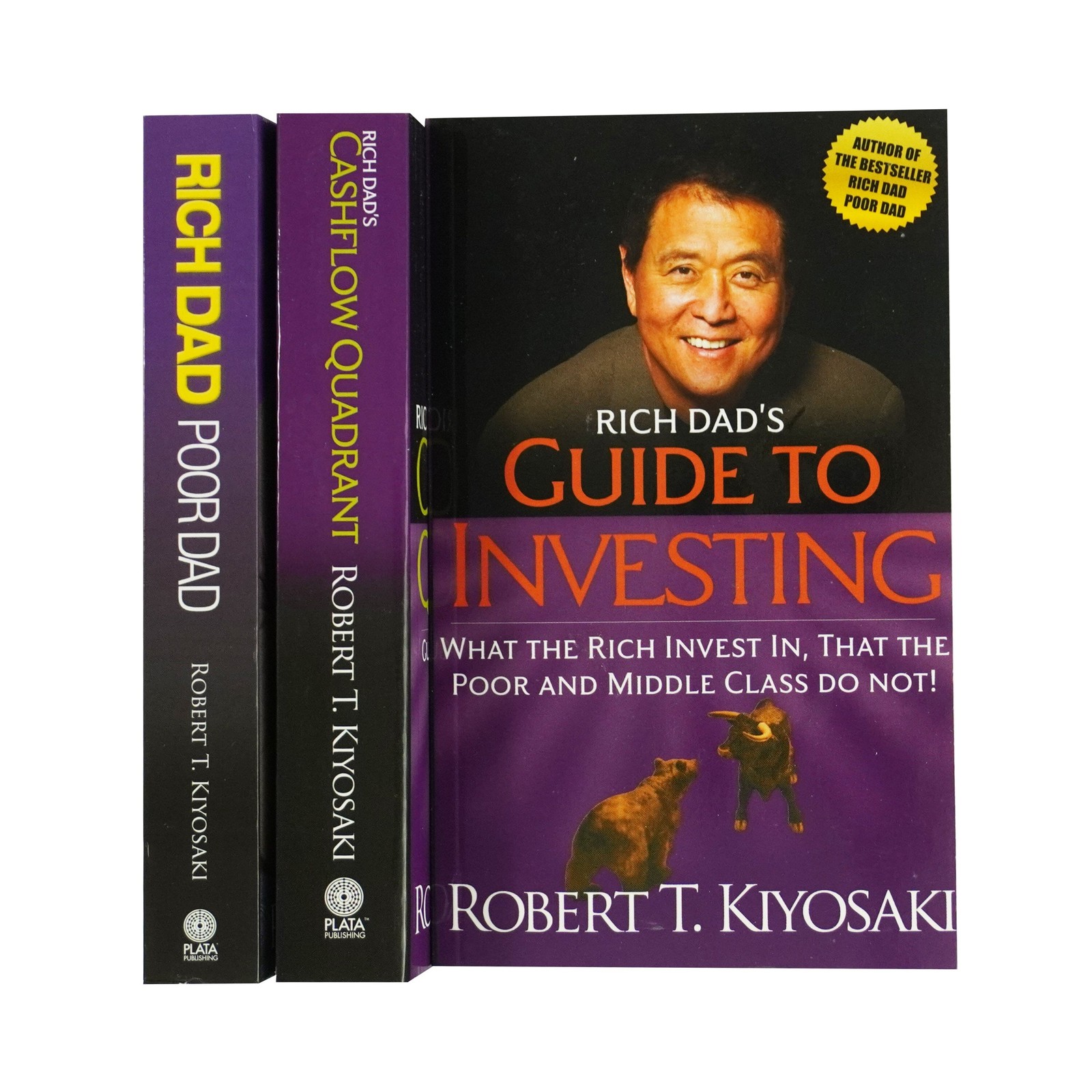 Rich Dad Poor Dad Robert T. Kiyosaki 3 Books – Paperback