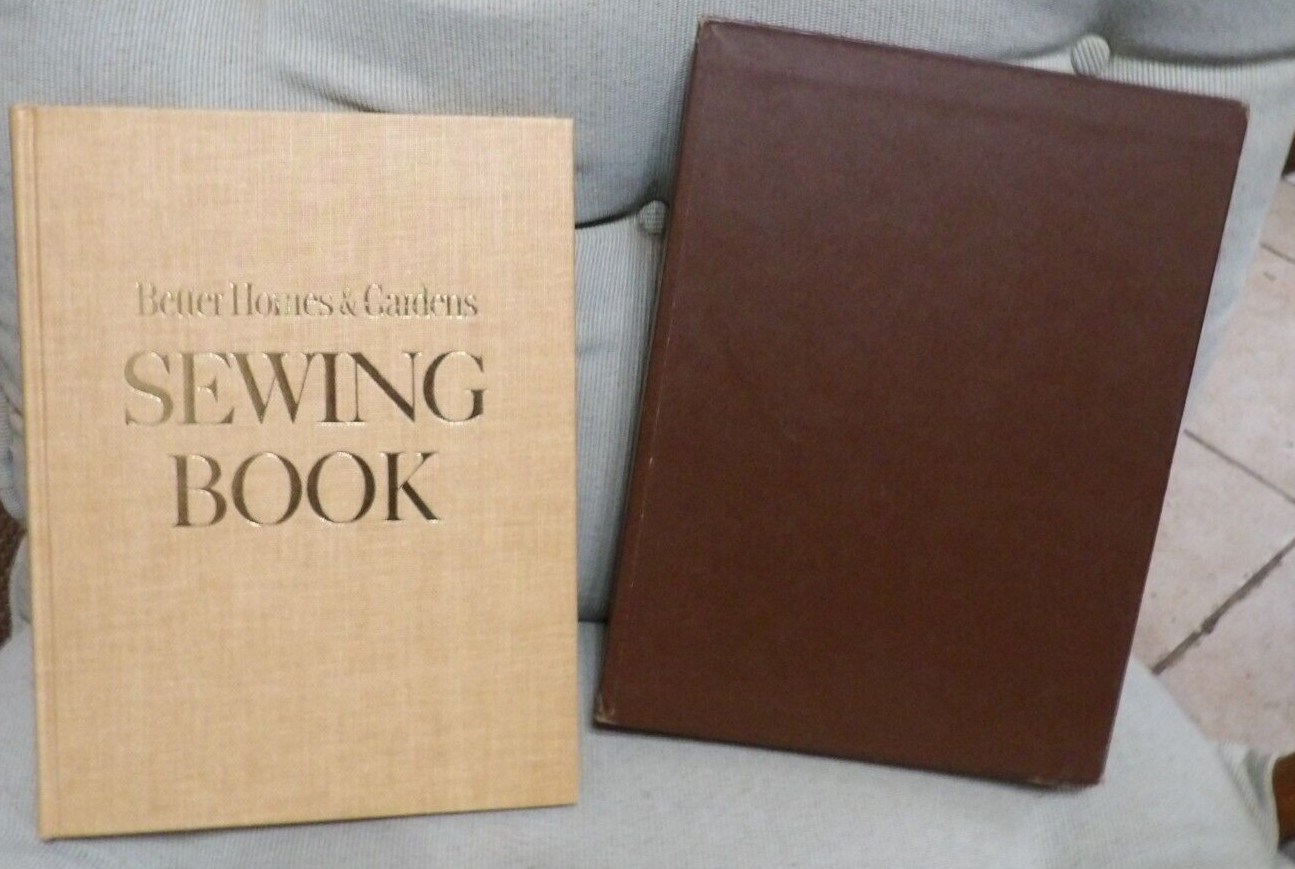 VINTAGE Better Homes & Garden Sewing Book 1961 Hardcover with Slipcase 320 PAGES