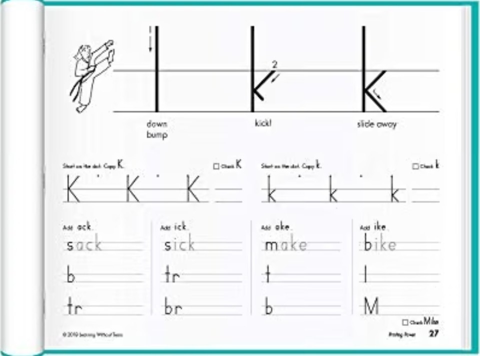 New Handwriting Without Tears Printing Power Workbook Homeschool 9th Ed 2018