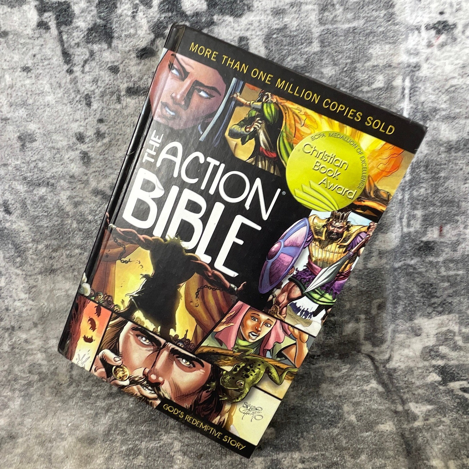 David C Cook The Action Bible Graphic Novel Sergio Cariello Hardcover