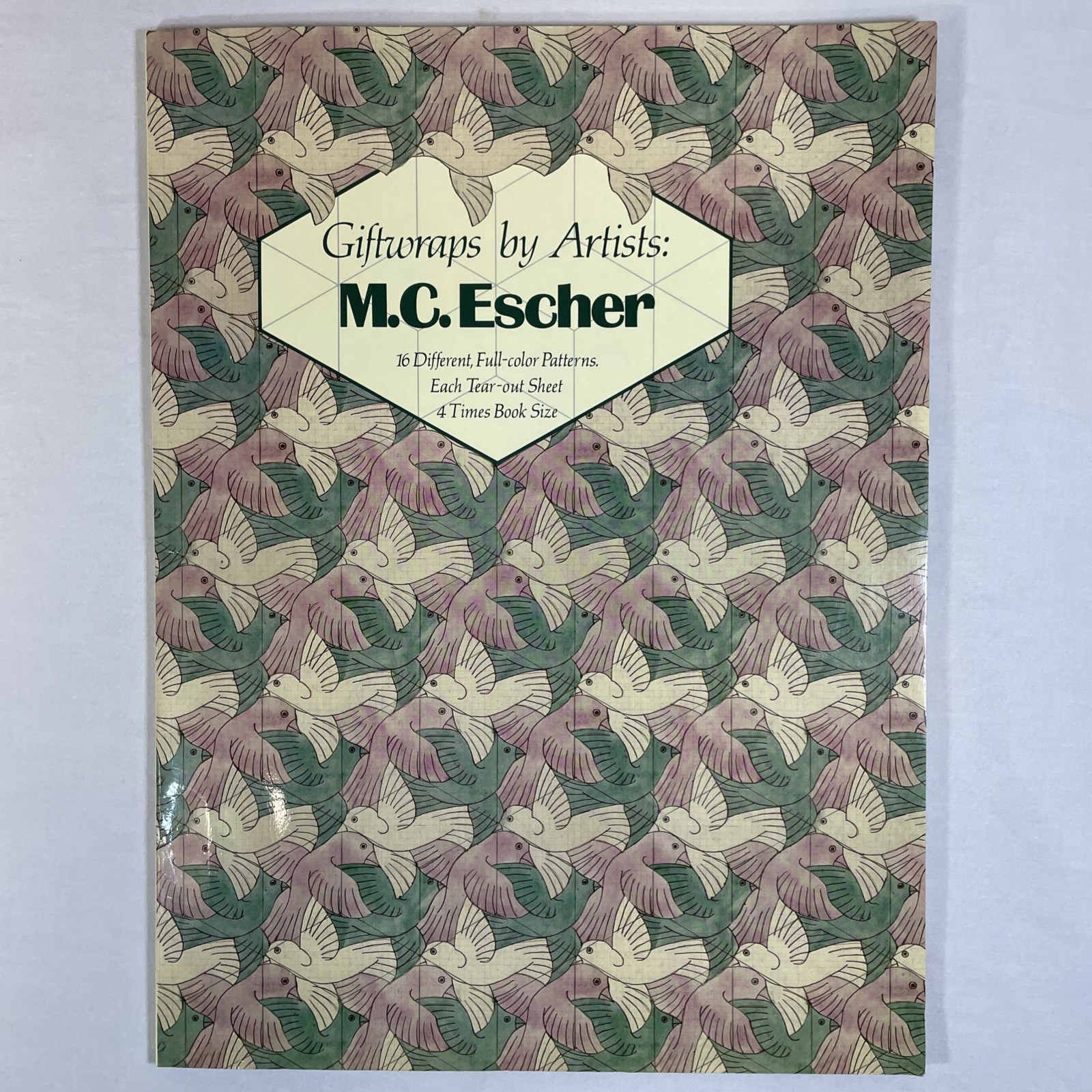 Giftwraps By Artists: M.C. Escher By Joost Elffers 1987 Christmas Gift Wrap Book