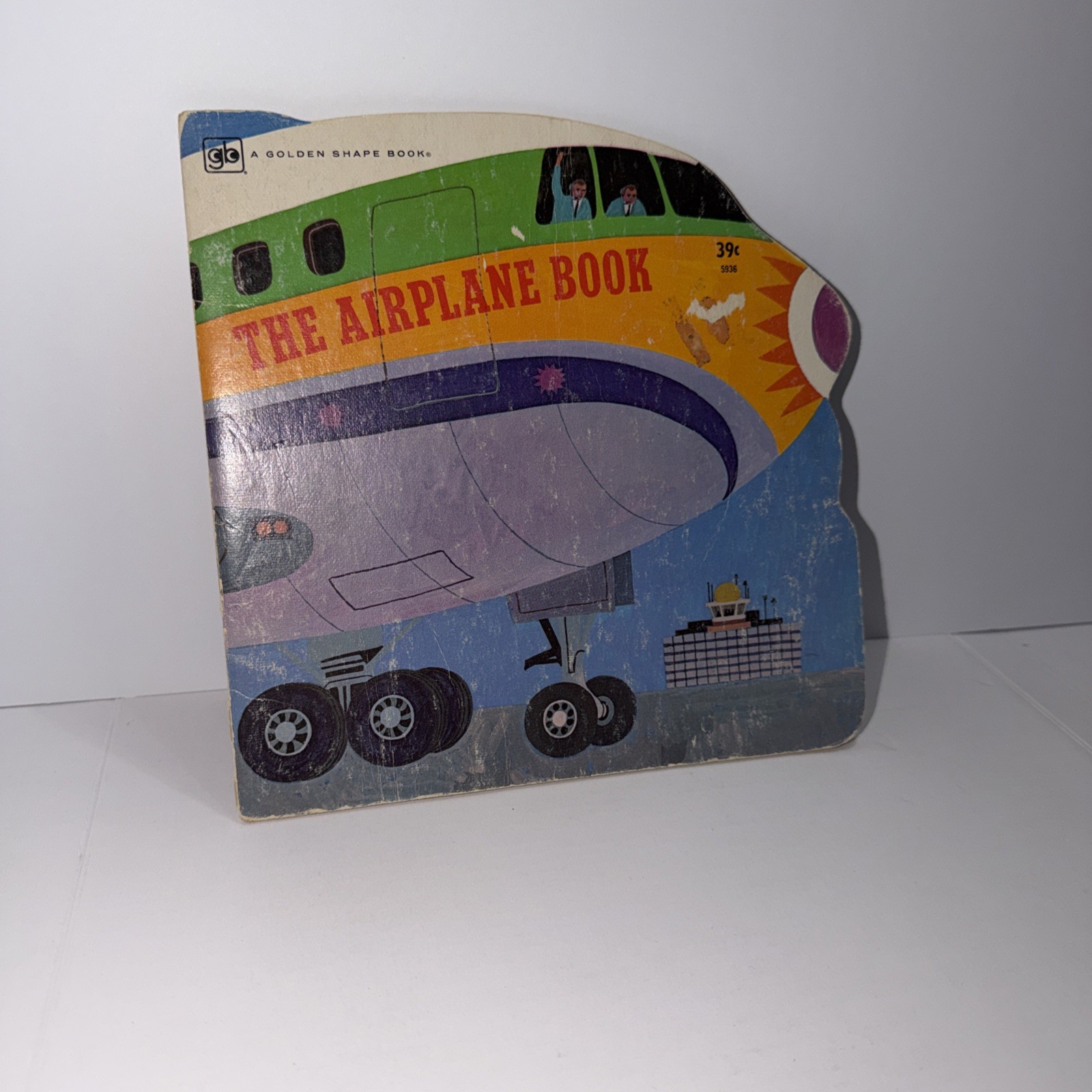 Golden Press The Airplane Book A Golden Shape Book Bob Ottum Art Seiden 1976