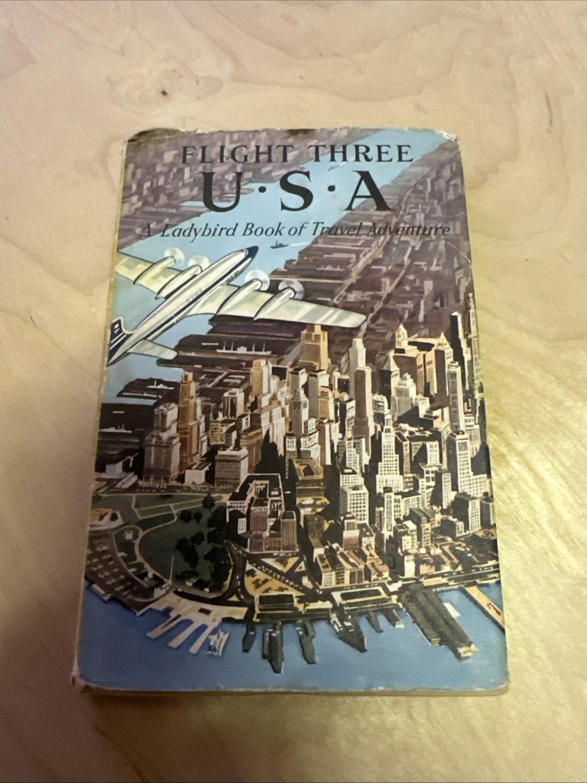 Ladybird Book ‘Flight Three U.S.A.’. Series 587. 2/6-. 1st Ed. 1959 w/Dustjacket