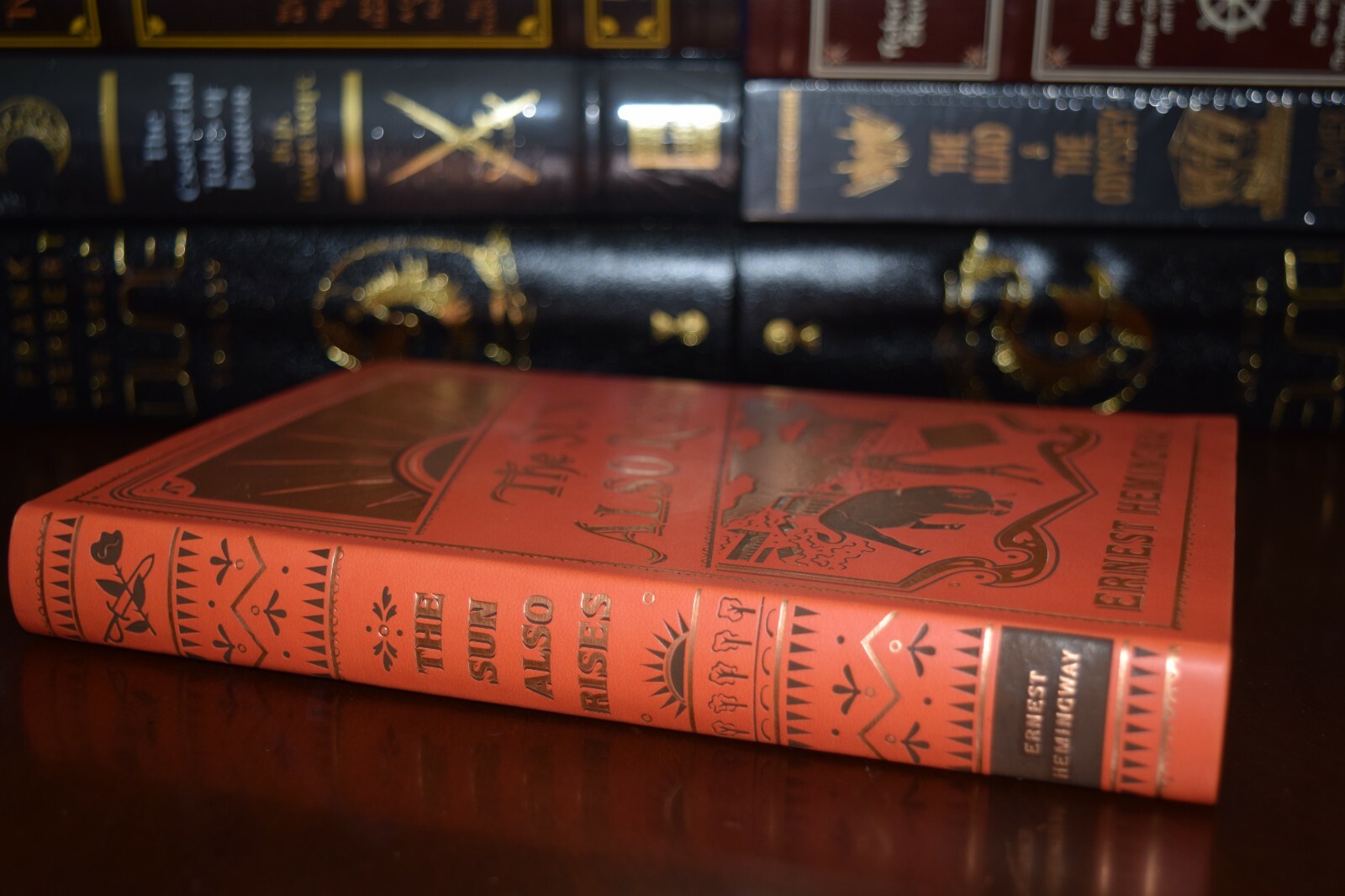 NEW Sun Also Rises by Ernest Hemingway Collectible Soft Leather Bound Gift