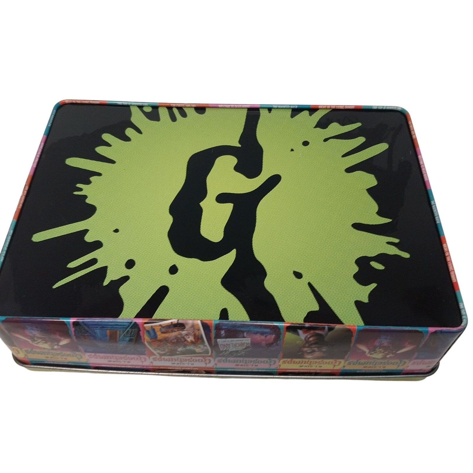Goosebumps Retro Scream Tin Box Book Set of 5 Welcome to Dead House 2015 Stine