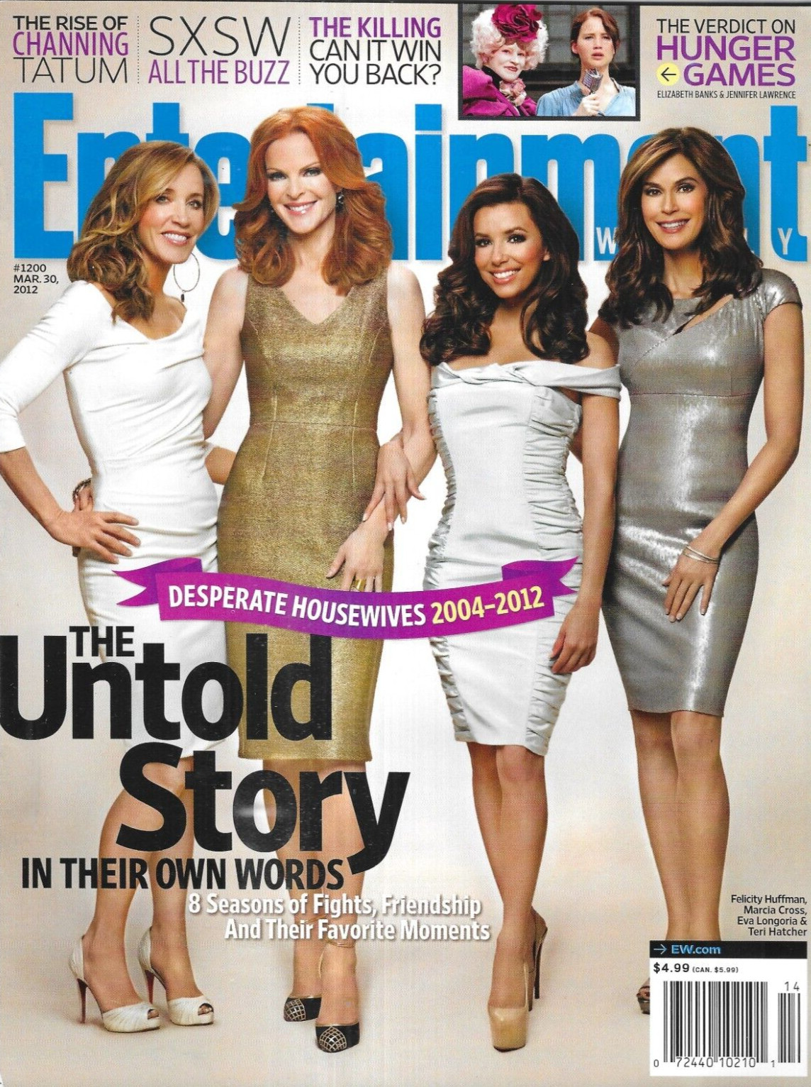 Entertainment Weekly Magazine Desperate Housewives Armie Hammer Killing 2012