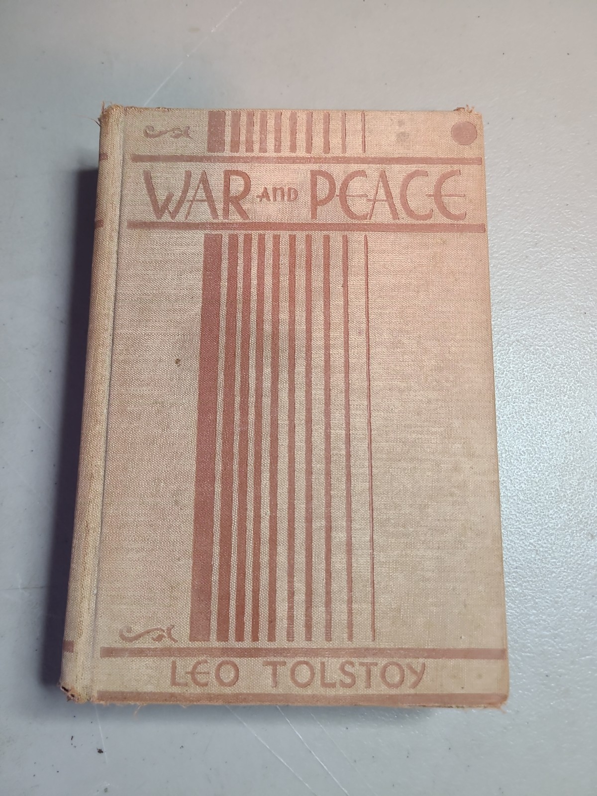 War and Peace by Leo Tolstoy 1931 First Modern Library Edition