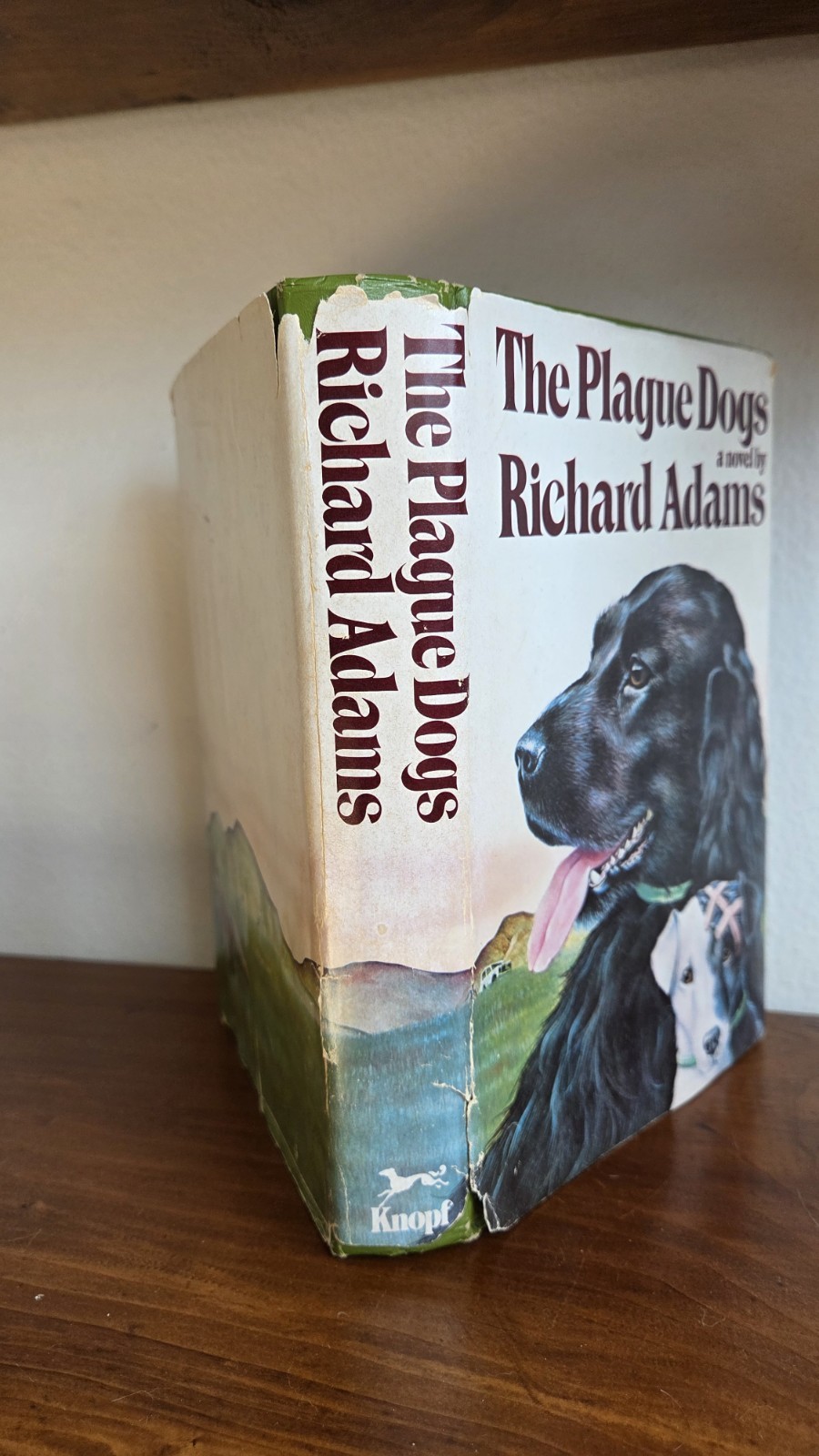 1978 The Plague Dogs – Richard Adams Knopf Hardcover Book Club ED Good