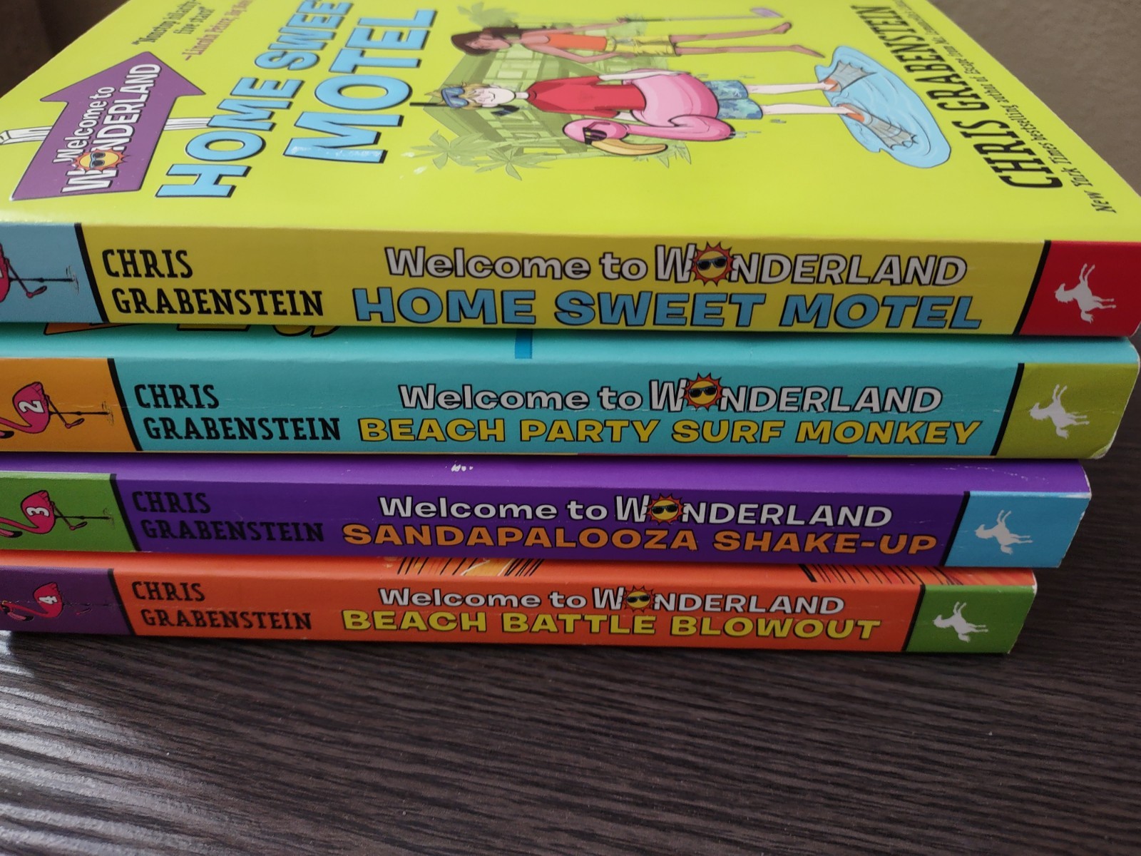 Lot WELCOME TO WONDERLAND 1-4 Chris Grabenstein Complete Set PB VGC