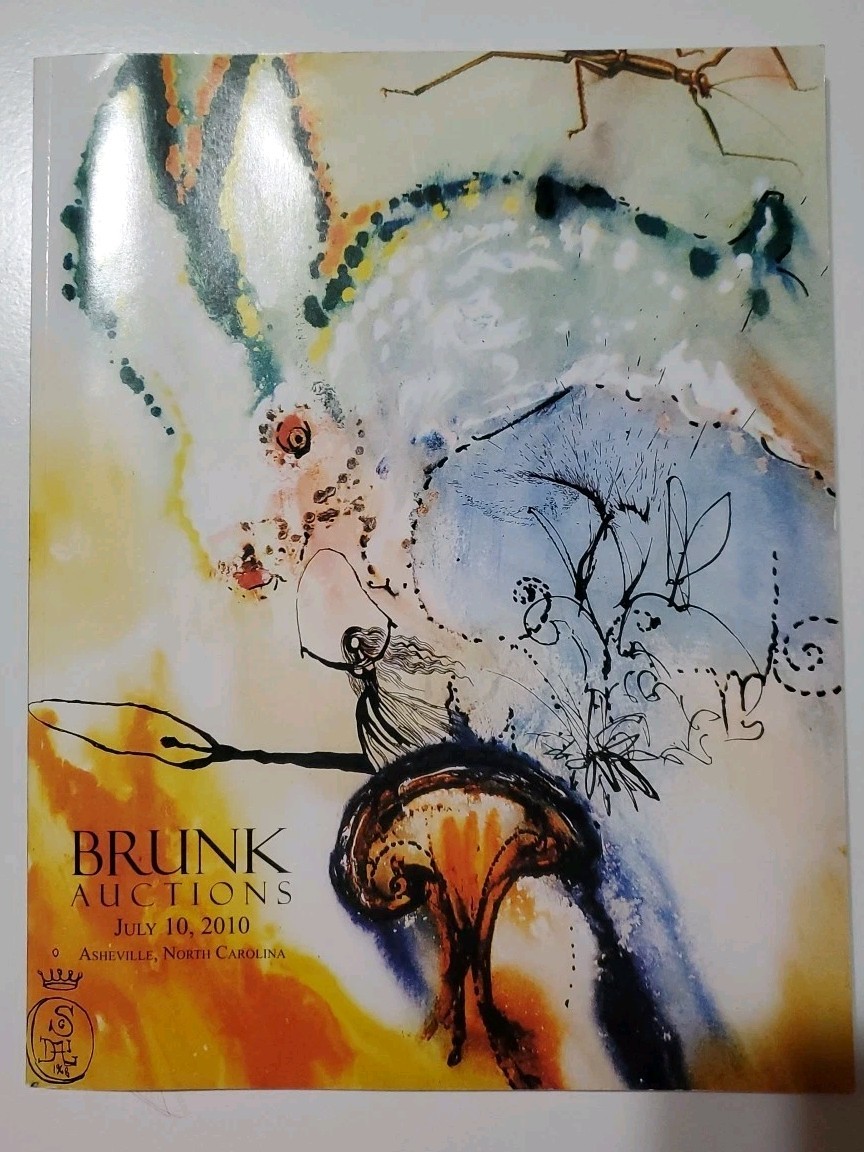 Brunk Auctions Catalog July 10 2010 Salvador Dali Cover Fine Art Ref w/ Prices