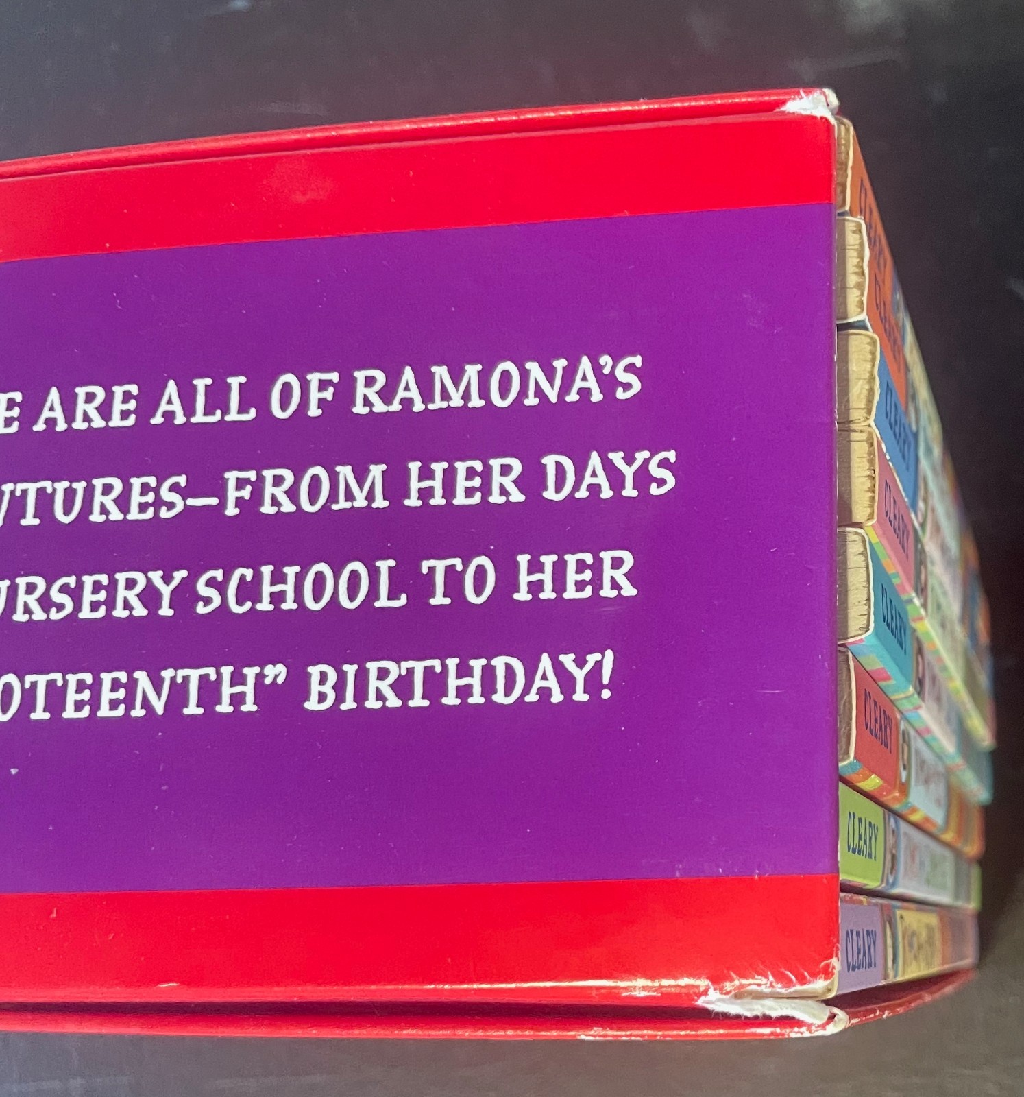 THE COMPLETE RAMONA COLLECTION. Beverly Cleary Books 1-8. Boxed Set. Pbk. GC
