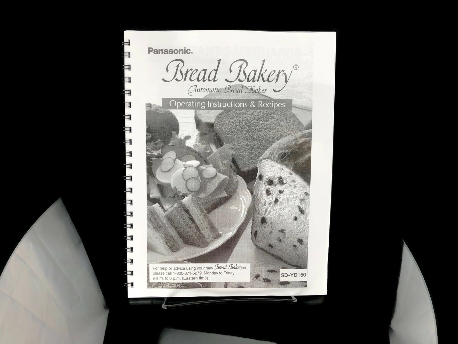 Panasonic SD-YD150 Bread Machine Owners Manual User Guide Recipes Copy Reprint
