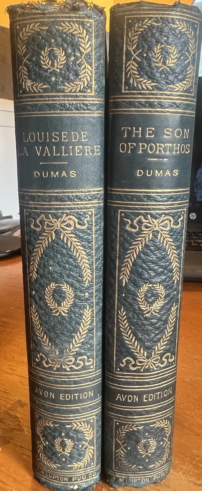 Alexandre Dumas: set of two vintage Three Musketeers books, Avon edition
