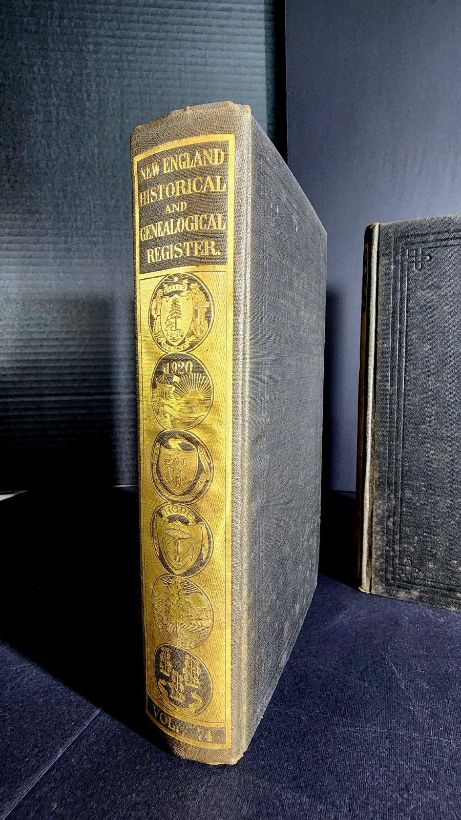1920+21 Rare Original New England Historical & Genealogical Register Vol.74+75