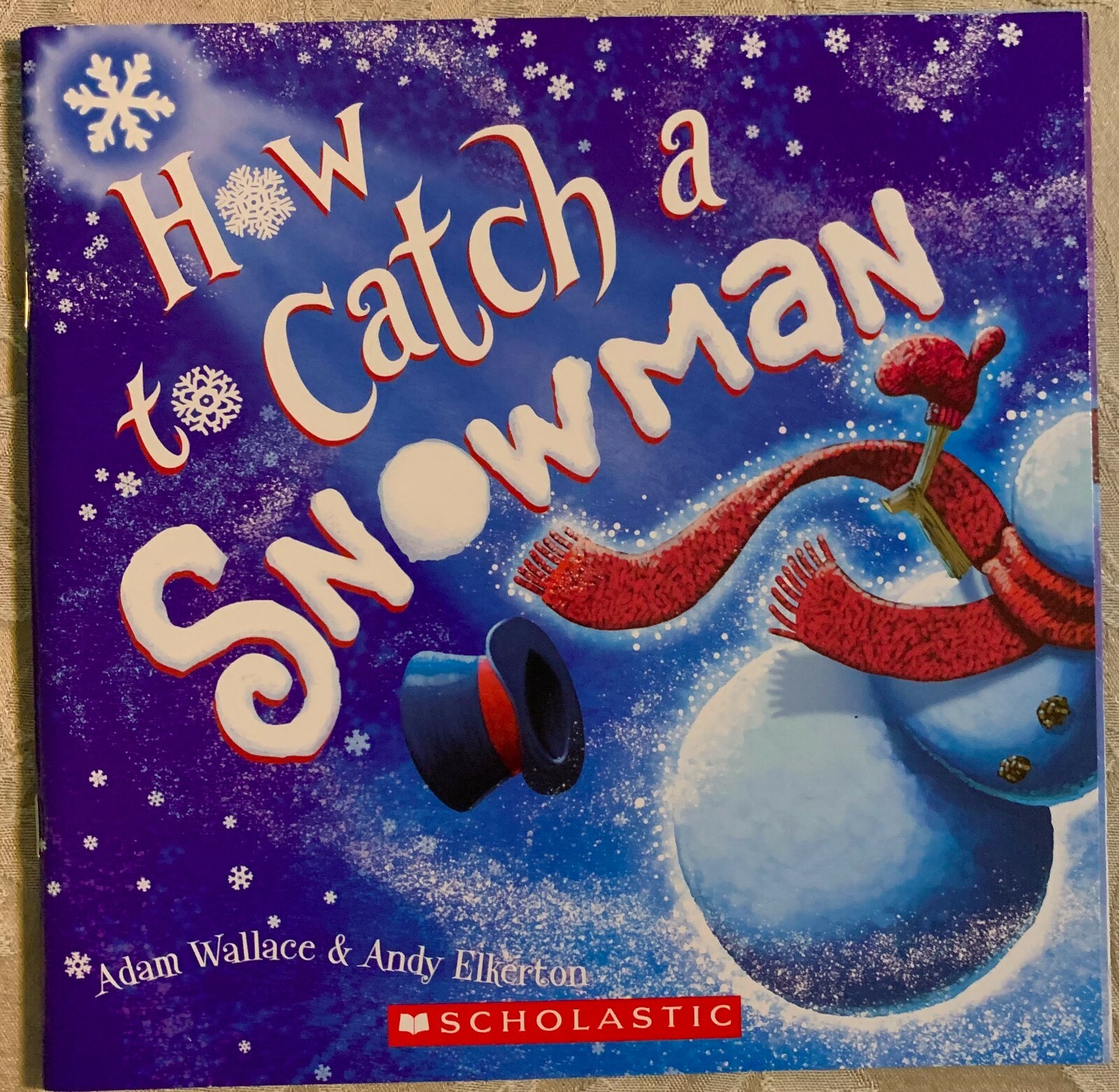 How to Catch a Snowman By Adam Wallace & Andy Elkerton -Paperback **NEW**