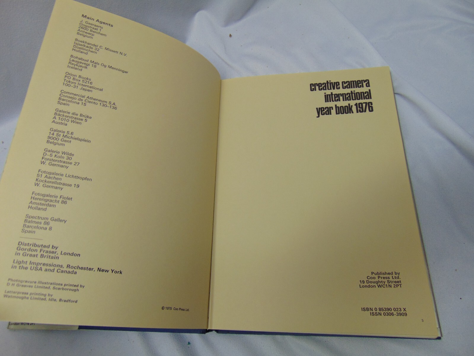Creative Camera International year book 1976 hardcover w/ jacket 236 pages 1975