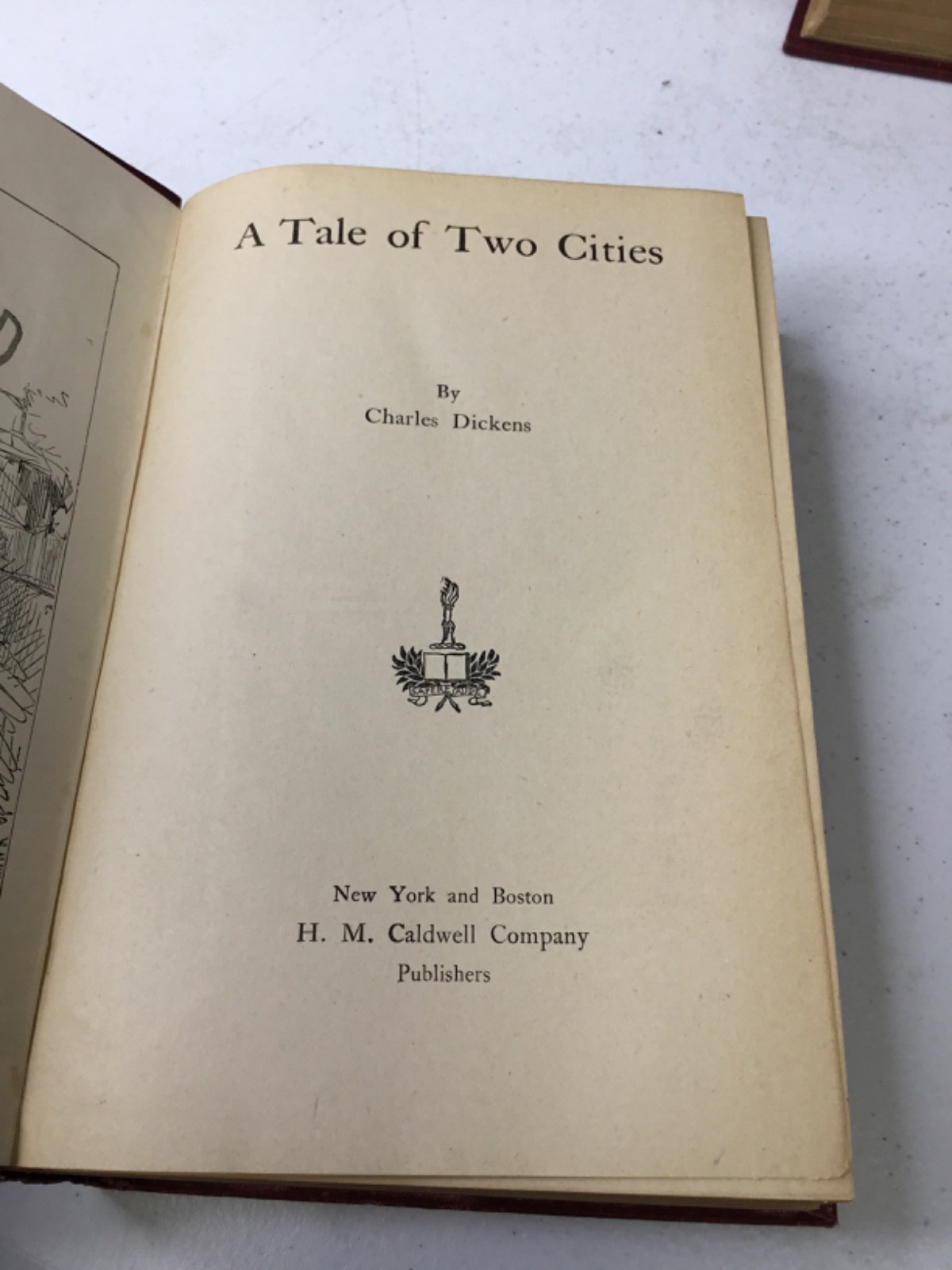 Charles Dickens 9 Volume Lot. HC, Illustrated, H M Caldwell Co Publishers