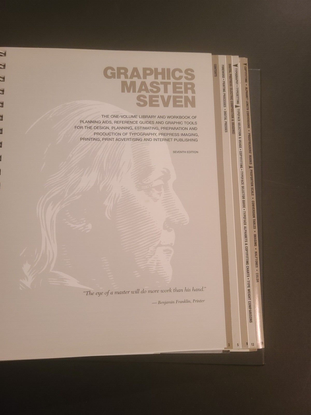 Graphics Master Seven One-Volume Workbook of Planning Aids References 158 Pages