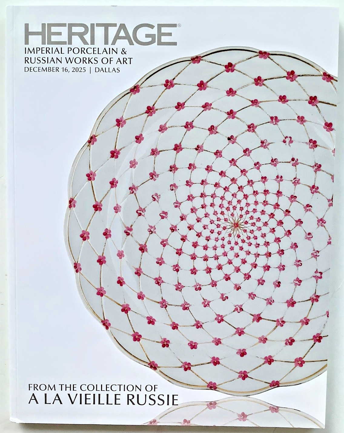 HERITAGE Auction Catalog 2025 December 16 Imperial Porcelain Russian Art 8261 gy