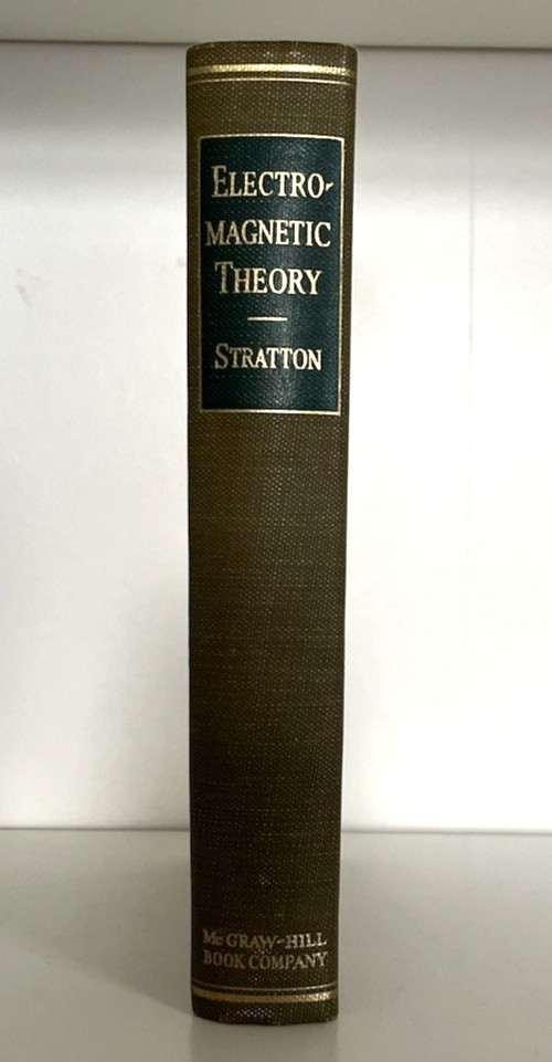 Electromagnetic Theory by Julius Adams Stratton – McGraw Hill – 1941 HC
