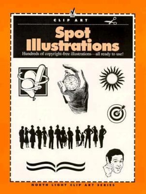 Spot Illustrations Paperback North Light Books Staff Clip and Sca