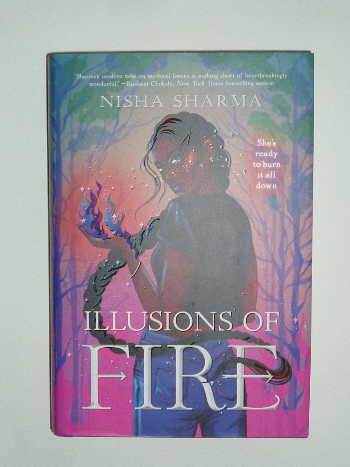 ILLUSIONS OF FIRE by Nisha Sharma (BRAND-NEW, 2025, SIGNED, Hardcover) $9.95