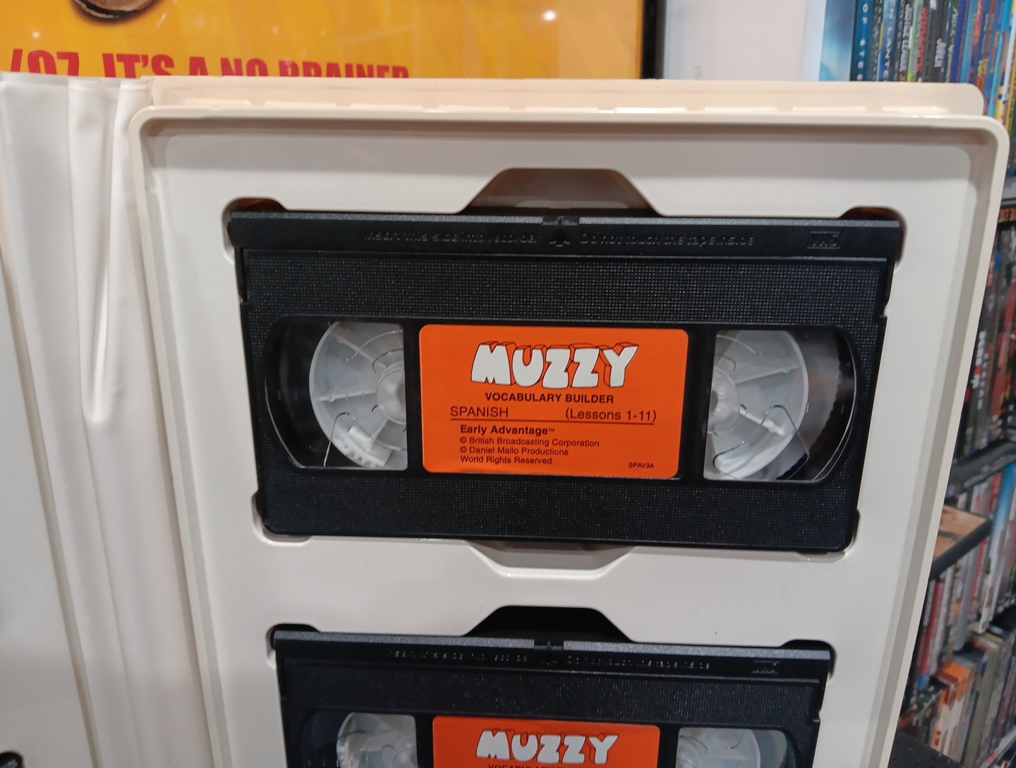 MUZZY BBC Language Course for Children VHS Set Learn Spanish COMPLETE SET