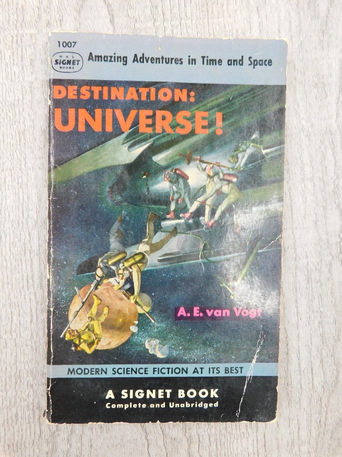 Destination: Universe by AE Van Vogt Vintage 1953 Signet paperback Sci-Fi Book