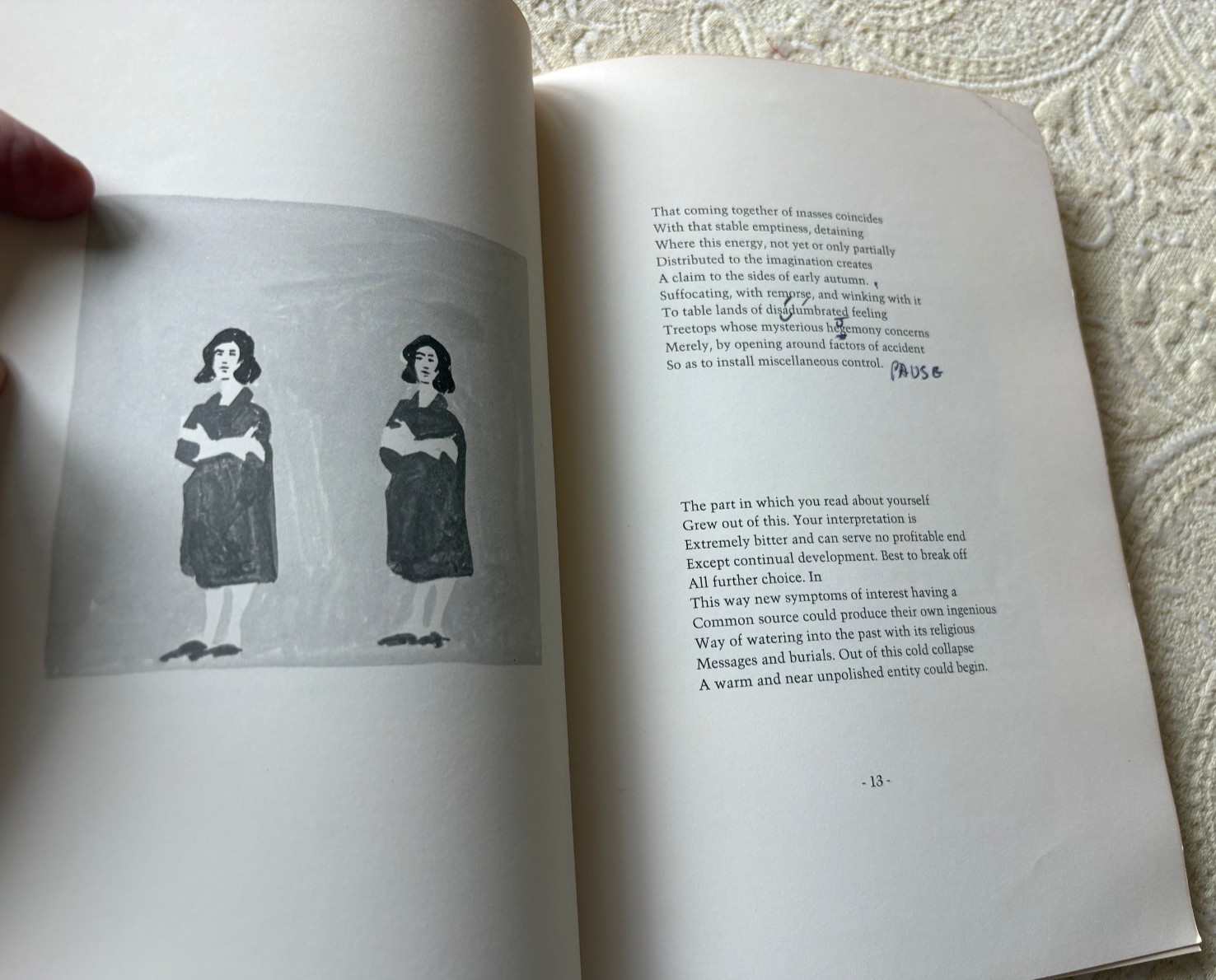 John Ashbery, FRAGMENT, Alex Katz Illustrated, Black Sparrow, LA, 1969, PB 1/750