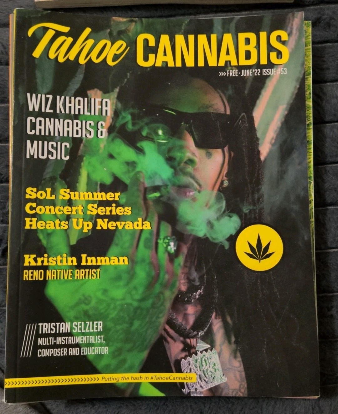 TAHOE CANNABIS Magazine’s WIZ KHALIFA Issue.