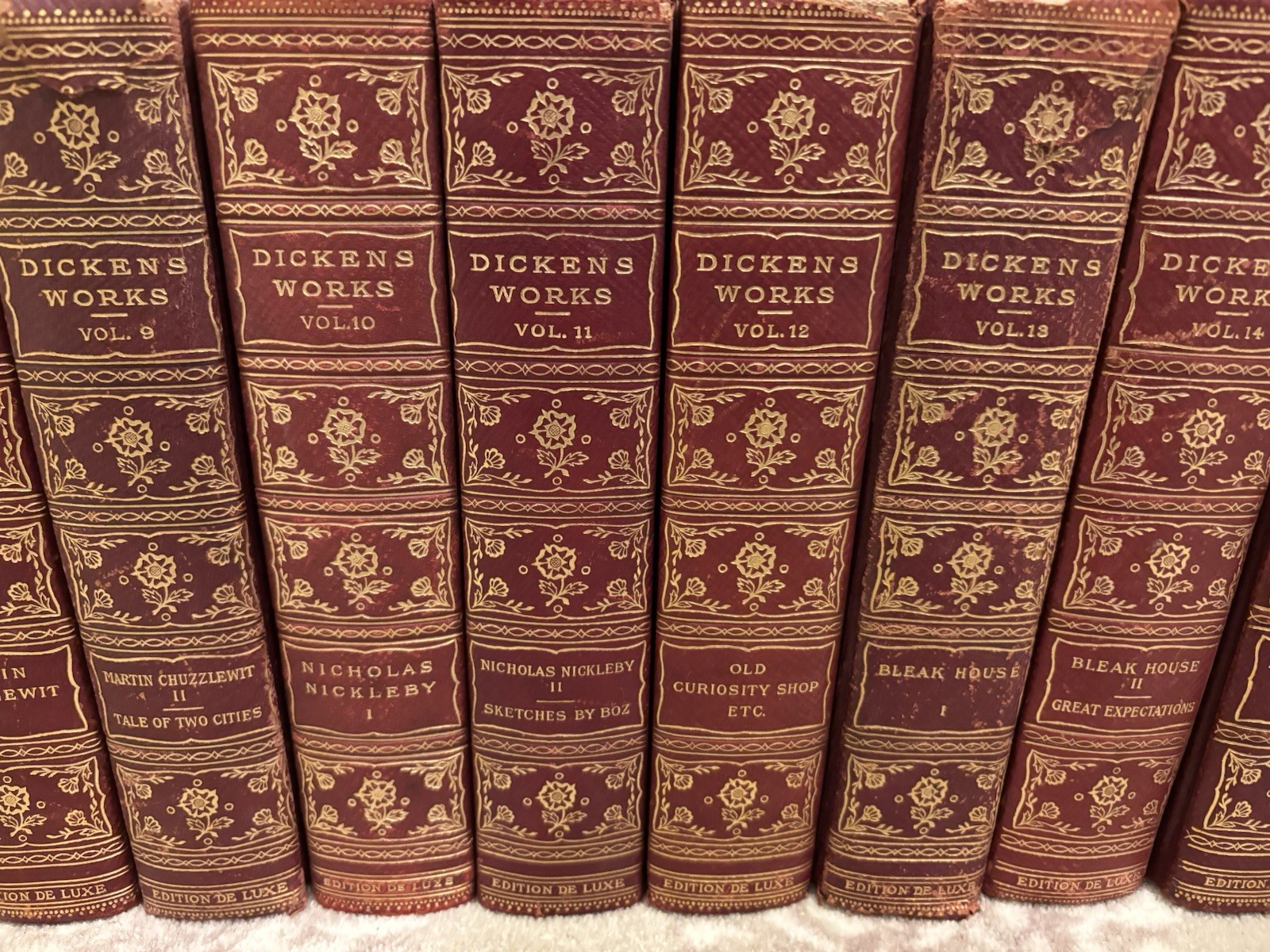 Dickens Works 17 Volumes /Nottingham Society Edition De Luxe /Vintage 4-20