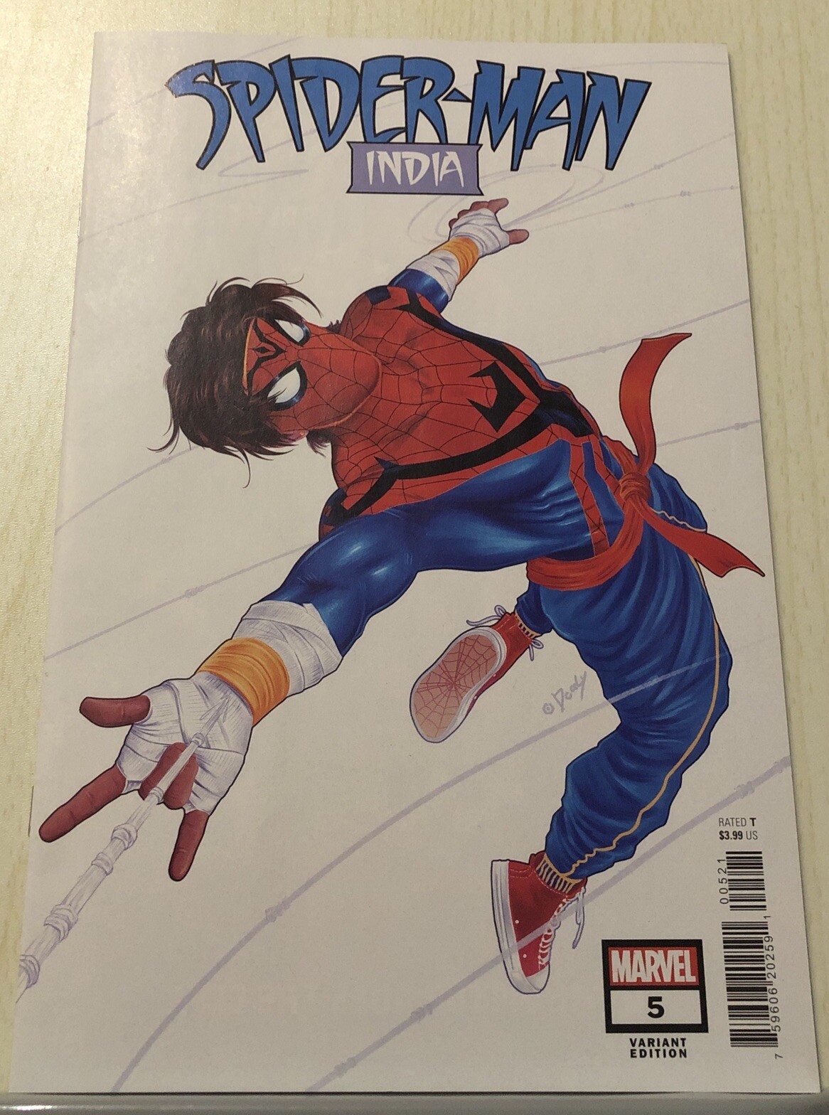 SPIDER-MAN INDIA # 5 DOALY VARIANT DECEMBER 2023 & BAGGED