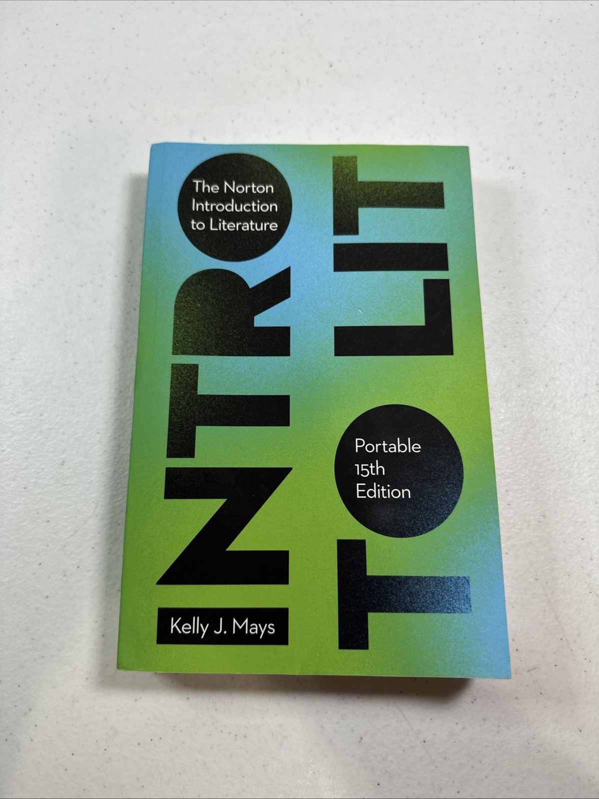 The Norton Introduction to Literature – Paperback, by Mays Kelly J. – Good