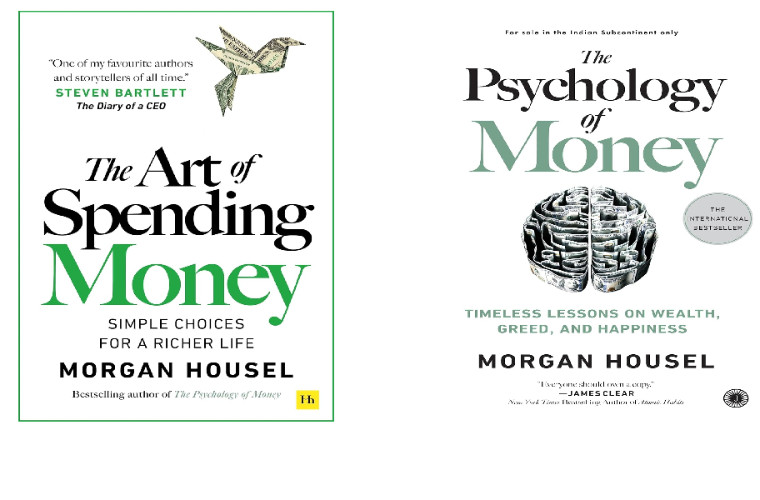 The Art of Spending Money & Psychology of Money by Morgan Housel Free ship