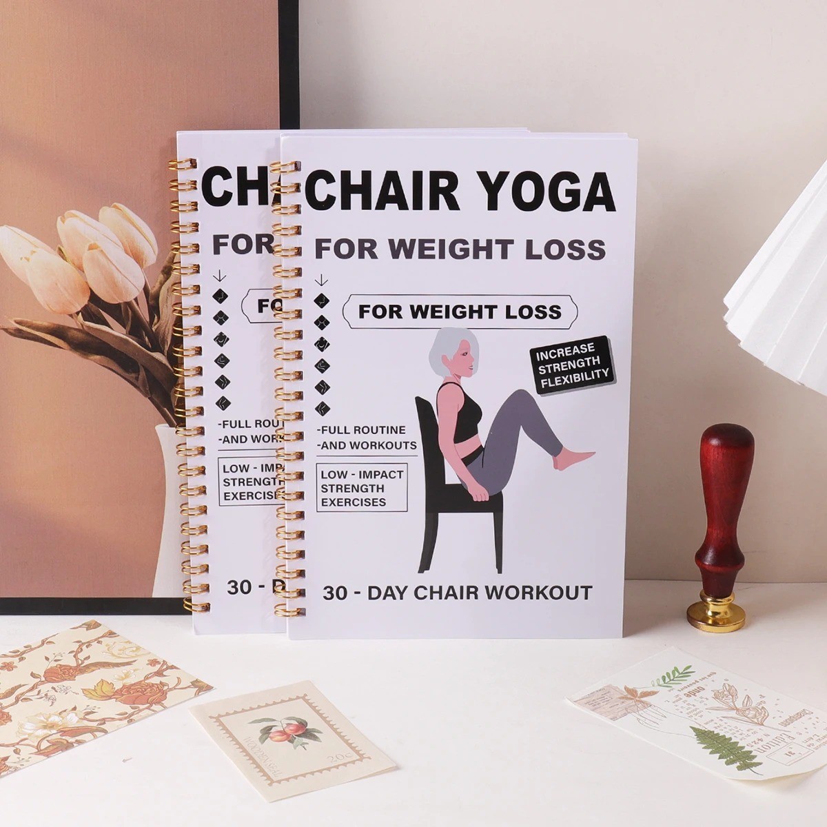 Chair Yoga Guide Weight Loss Strength Flexibility Seated Workout Book