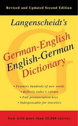 German-English, English-German Dictionary, 2nd Edition – GOOD