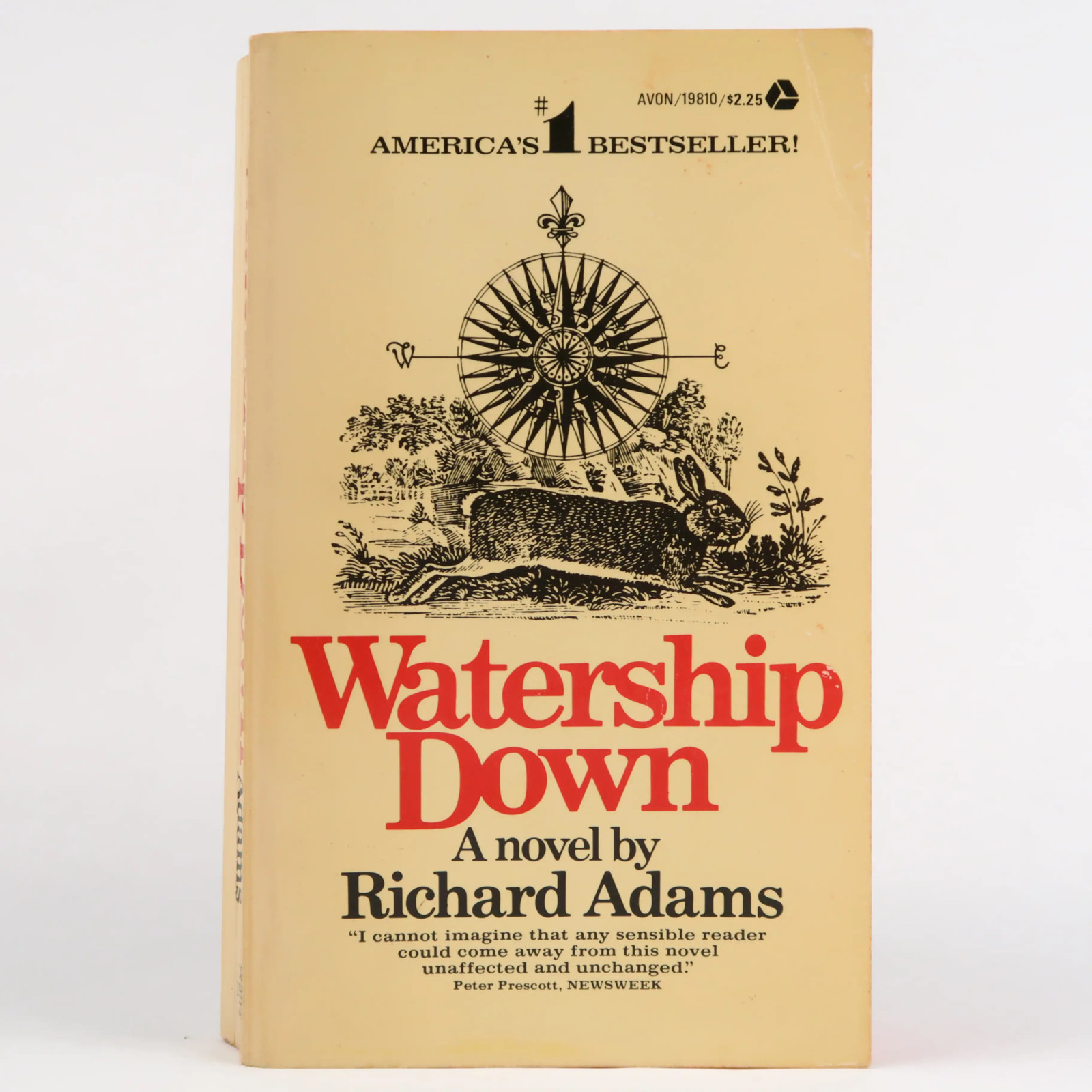 Watership Down by Richard Adams (Avon, April 1975) First Vintage Fantasy MMPB