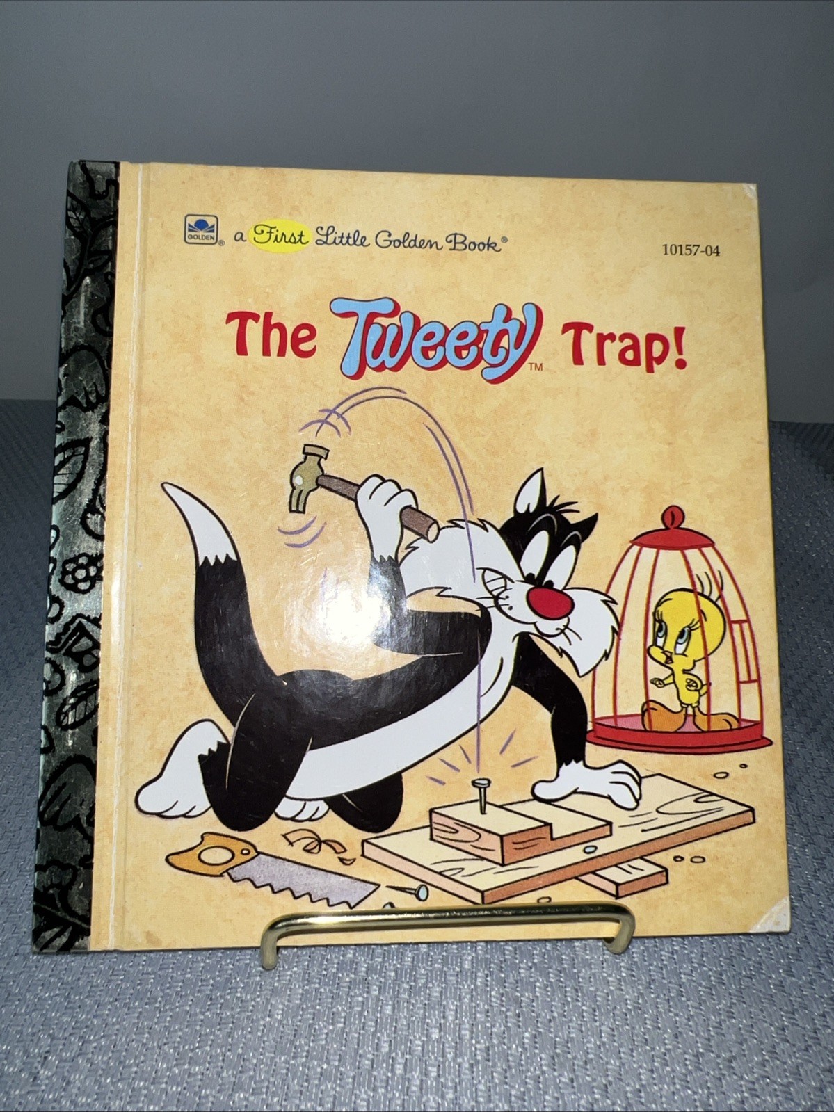 A First Little Golden Book: The Tweety Trap! (1992 Hardcover) by Jean Lewis, vtg