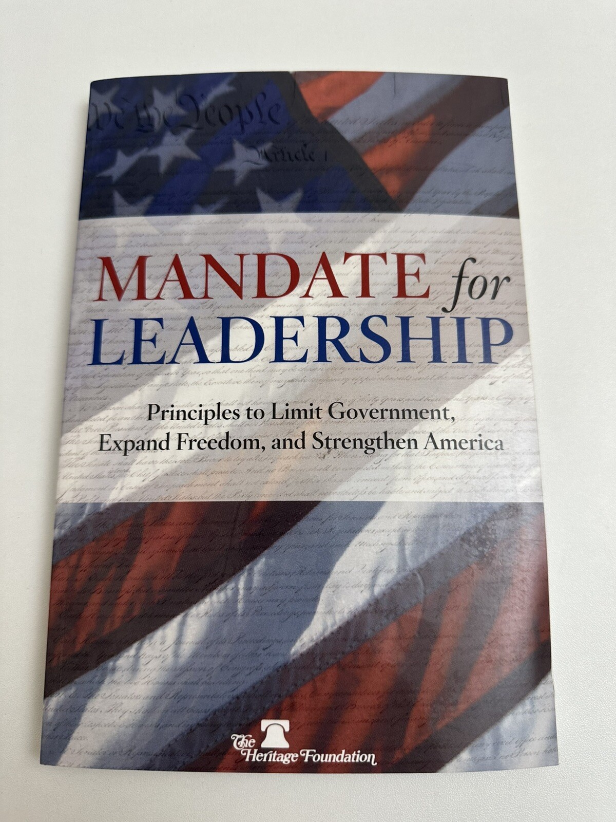 Mandate for Leadership By The Heritage Foundation – PB – 2005