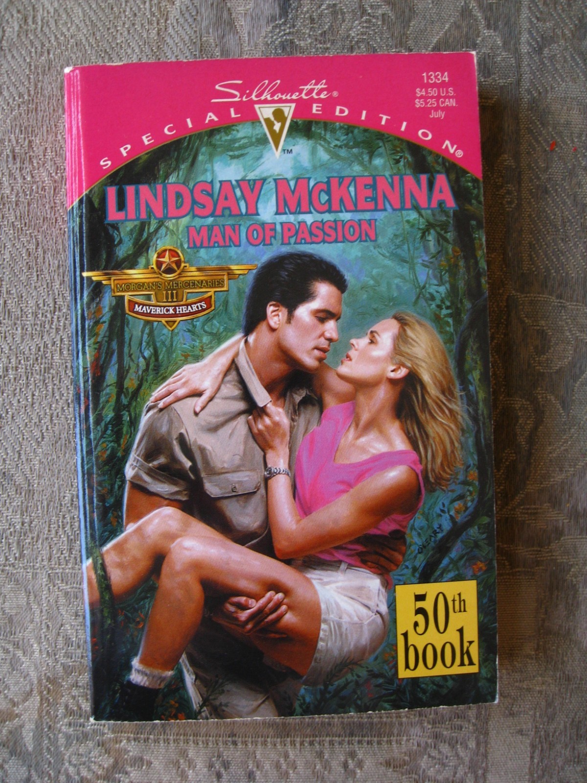 Lindsay McKenna – Man of Passion (Silhouette Special #1334) 2000 – paperback