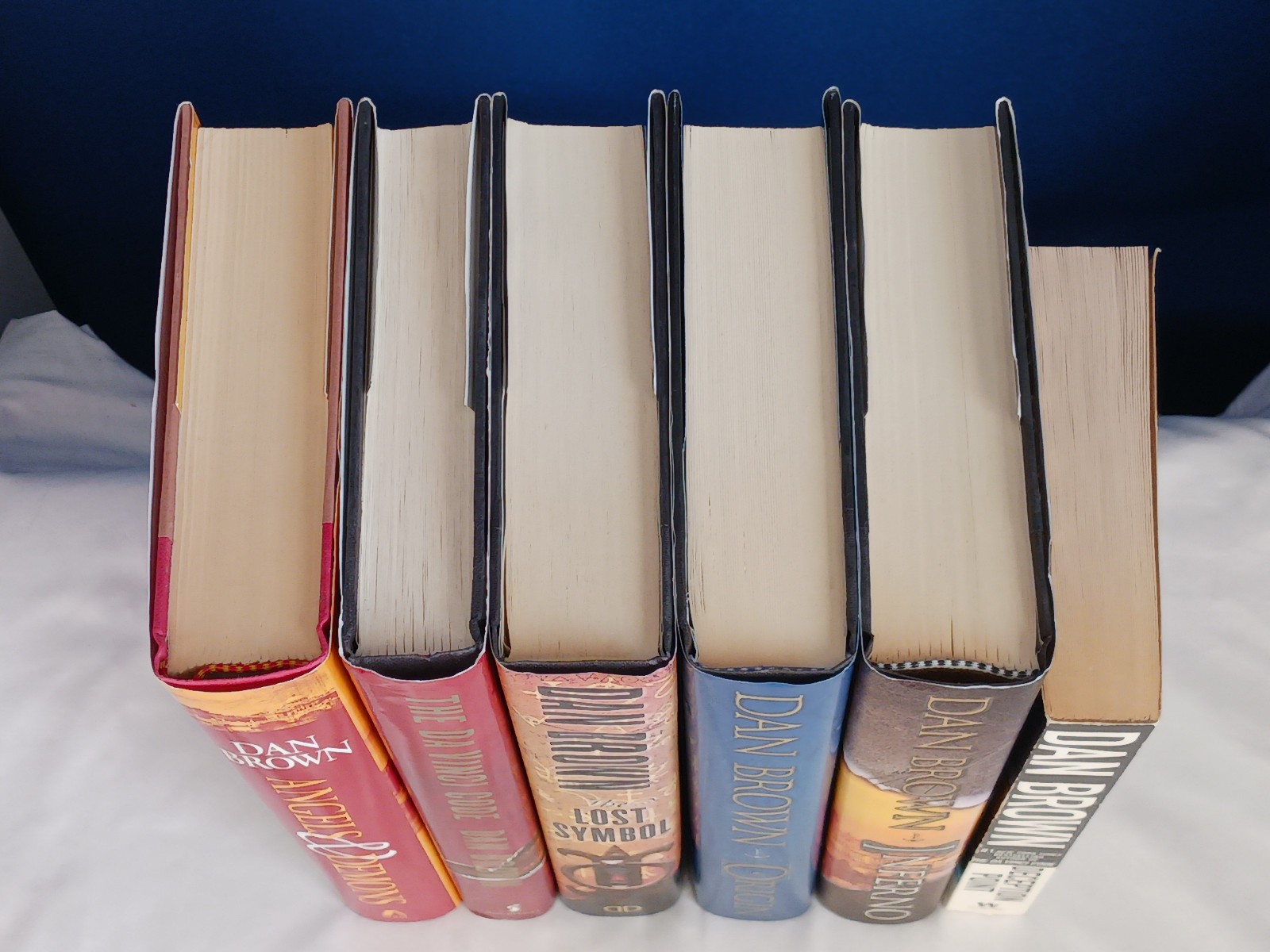 Lot of 5 Dan Brown Hardcovers (Robert Langdon Series) + 1 PB | SOME 1st EDITIONS