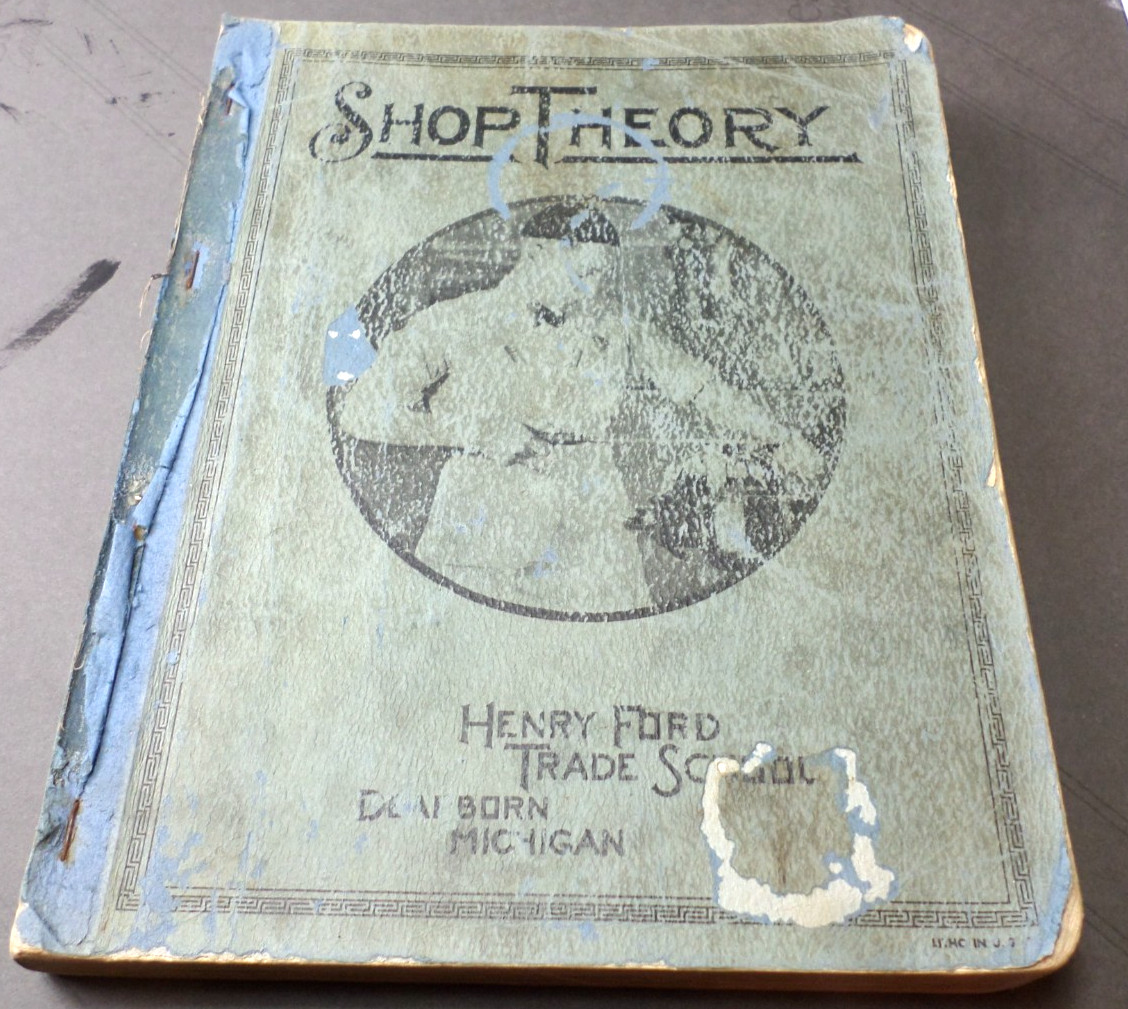 Vintage 1941 Shop Theory Henry Ford Trade School Dearborn Michigan Rough